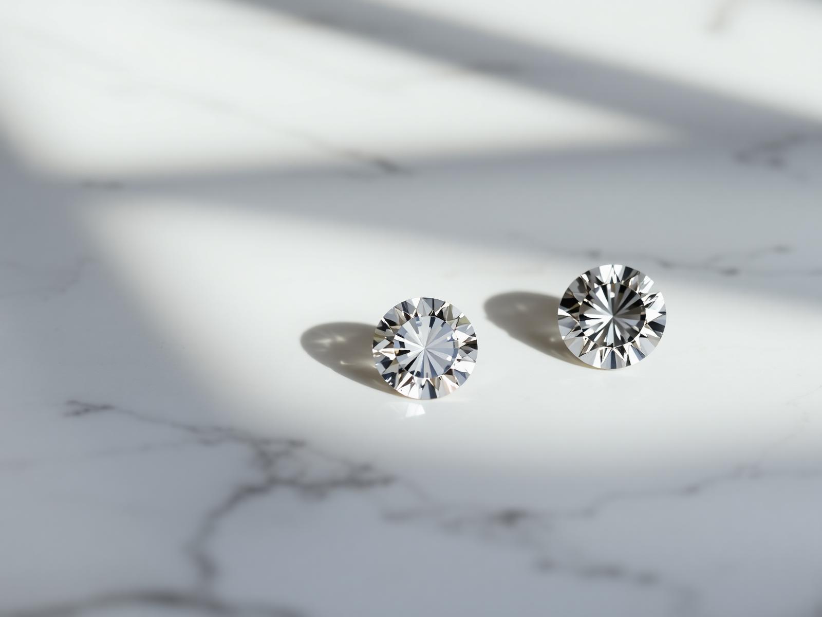 Independently graded lab-grown diamond with certificate